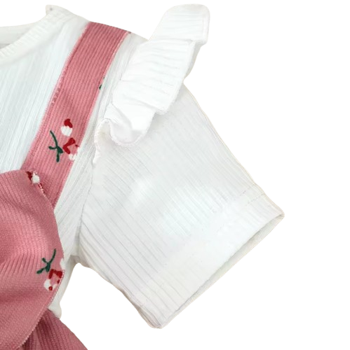 The Kamryn - Infant Baby Girl Floral Print Bow Dress + Headband 2Pcs Summer Cute Wear