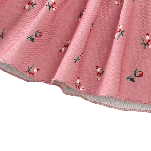 The Kamryn - Infant Baby Girl Floral Print Bow Dress + Headband 2Pcs Summer Cute Wear