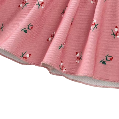 The Kamryn - Infant Baby Girl Floral Print Bow Dress + Headband 2Pcs Summer Cute Wear