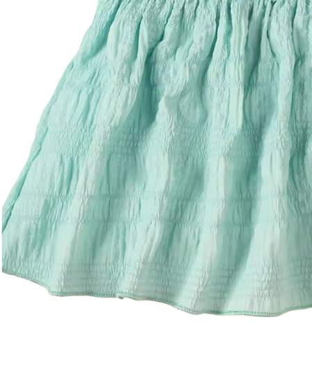 The Sevyn - Toddler Baby Girl 3PCS Outfit Ruffle Top Blue Shorts with Heart Bag