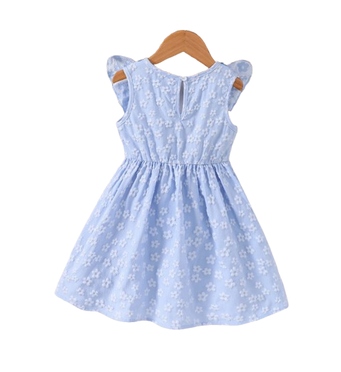 The Mckenzie - Toddler Girls 3D Jacquard Bow Dress Spring Summer Princess Dress