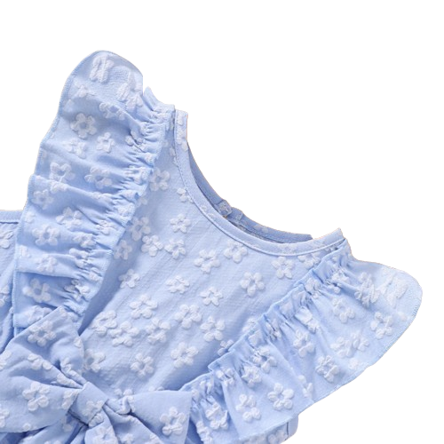 The Mckenzie - Toddler Girls 3D Jacquard Bow Dress Spring Summer Princess Dress
