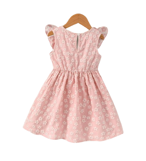 The Mckenzie - Toddler Girls 3D Jacquard Bow Dress Spring Summer Princess Dress