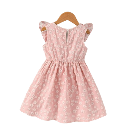 The Mckenzie - Toddler Girls 3D Jacquard Bow Dress Spring Summer Princess Dress