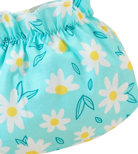 The Alia - Toddler Baby Girl Floral Print Suspender Jumpsuit and Bag Summer Wear