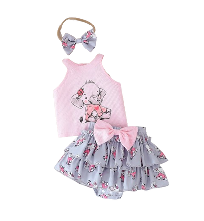 The Reyna - Baby Girl Bow Embroidered Net Dress Short Sleeve Summer Princess Wear