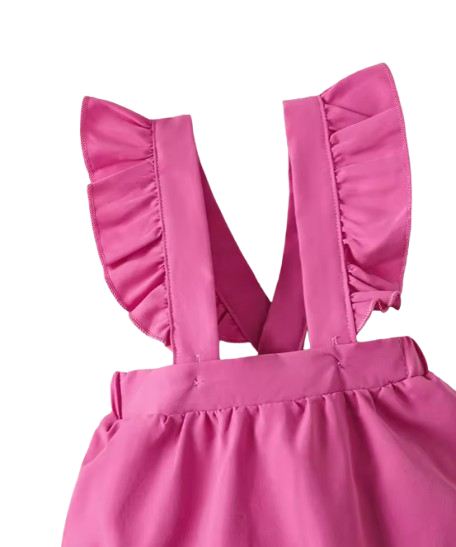 The Tiana - Newborn Baby Girl Heart Print Outfit Dress and Headband Set 3PCS
