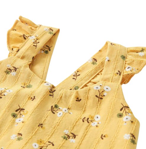 The Loretta - Baby Girl Floral Sleeveless Dress Cute Summer Casual Outfit 1-6Y
