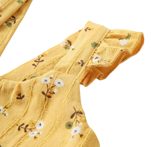 The Loretta - Baby Girl Floral Sleeveless Dress Cute Summer Casual Outfit 1-6Y
