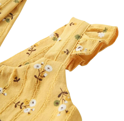 The Loretta - Baby Girl Floral Sleeveless Dress Cute Summer Casual Outfit 1-6Y