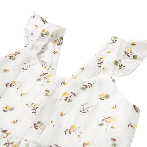 The Loretta - Baby Girl Floral Sleeveless Dress Cute Summer Casual Outfit 1-6Y