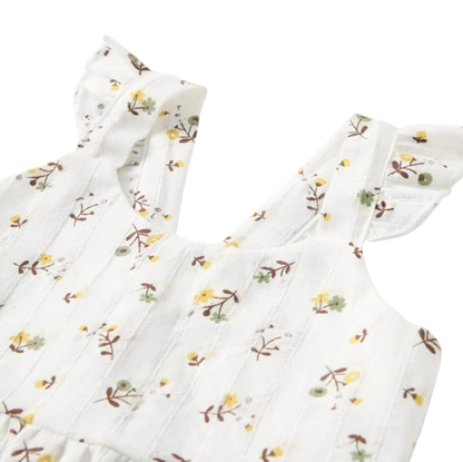 The Loretta - Baby Girl Floral Sleeveless Dress Cute Summer Casual Outfit 1-6Y