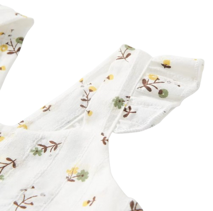 The Loretta - Baby Girl Floral Sleeveless Dress Cute Summer Casual Outfit 1-6Y