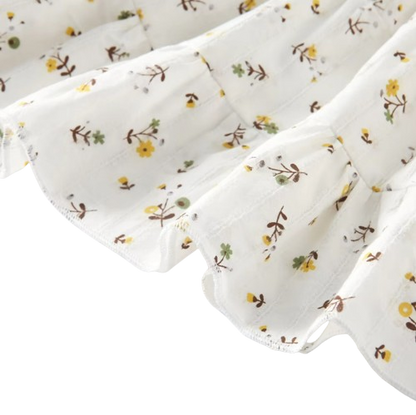 The Loretta - Baby Girl Floral Sleeveless Dress Cute Summer Casual Outfit 1-6Y