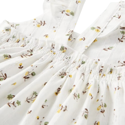 The Loretta - Baby Girl Floral Sleeveless Dress Cute Summer Casual Outfit 1-6Y