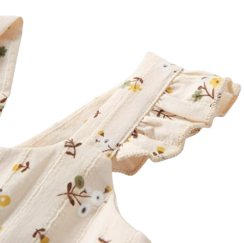 The Loretta - Baby Girl Floral Sleeveless Dress Cute Summer Casual Outfit 1-6Y