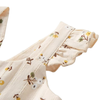 The Loretta - Baby Girl Floral Sleeveless Dress Cute Summer Casual Outfit 1-6Y