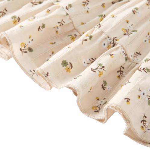The Loretta - Baby Girl Floral Sleeveless Dress Cute Summer Casual Outfit 1-6Y