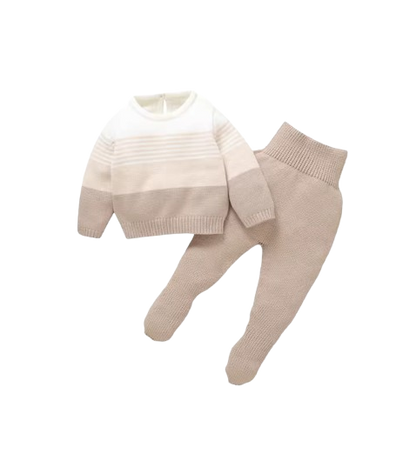 The Matthew - Newborn Baby Knit Sweater and Leggings Set Warm Autumn Winter Wear