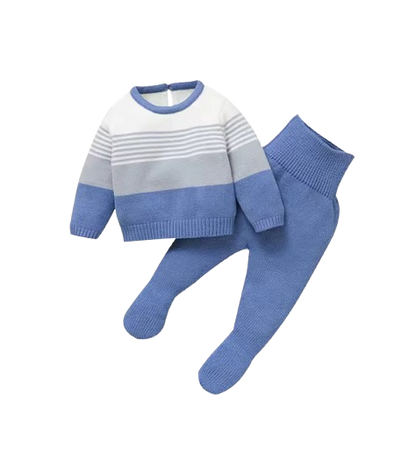 The Matthew - Newborn Baby Knit Sweater and Leggings Set Warm Autumn Winter Wear