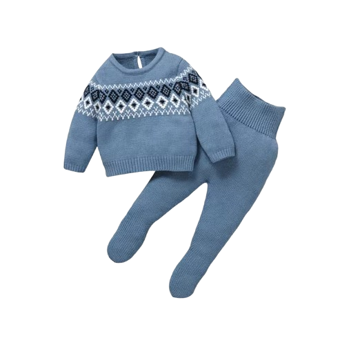 The Matthew - Newborn Baby Knit Sweater and Leggings Set Warm Autumn Winter Wear