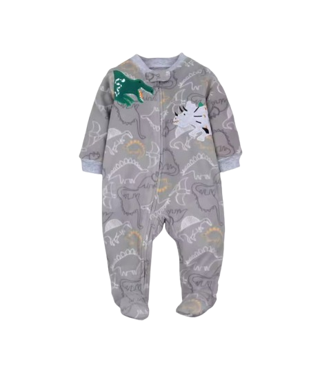 The Hassan - Newborn Baby Fleece Romper Animal Zipper Jumpsuit Spring Autumn Outfit