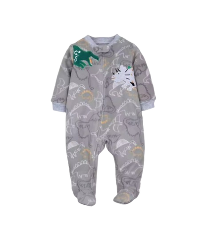The Hassan - Newborn Baby Fleece Romper Animal Zipper Jumpsuit Spring Autumn Outfit