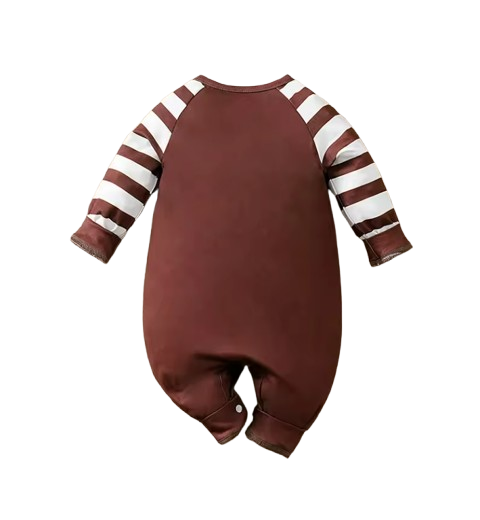 The Arturo - Newborn Baby Thanksgiving Turkey Romper Long Sleeve Autumn Winter Outfit