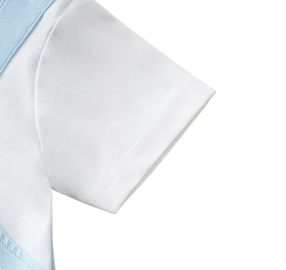 The Shane - Baby Blue Elephant Print Short Sleeve Romper Bodysuit Summer Wear