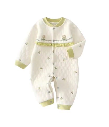 The Kasai - Newborn Baby Thick Cotton Romper Warm Jumpsuit Autumn Winter Outfit