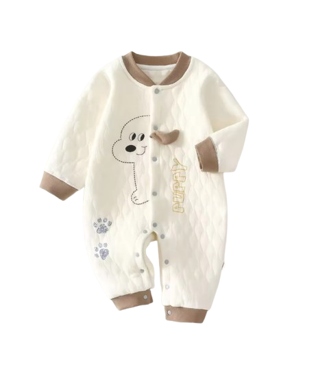 The Kasai - Newborn Baby Thick Cotton Romper Warm Jumpsuit Autumn Winter Outfit
