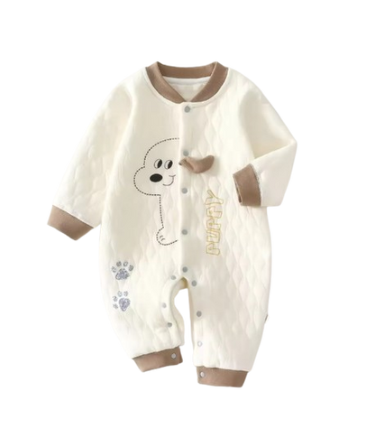 The Kasai - Newborn Baby Thick Cotton Romper Warm Jumpsuit Autumn Winter Outfit