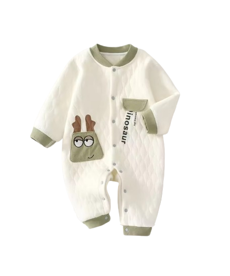 The Kasai - Newborn Baby Thick Cotton Romper Warm Jumpsuit Autumn Winter Outfit