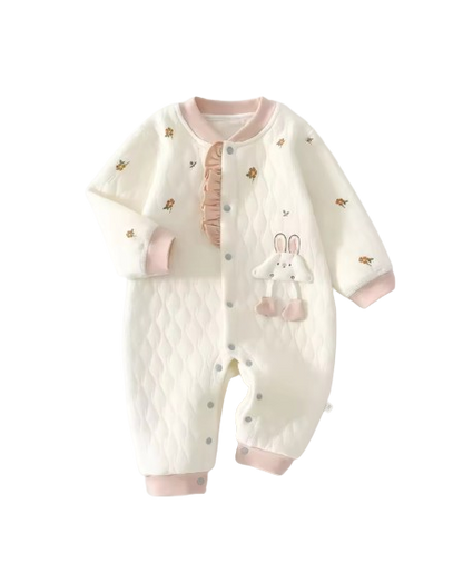 The Kasai - Newborn Baby Thick Cotton Romper Warm Jumpsuit Autumn Winter Outfit