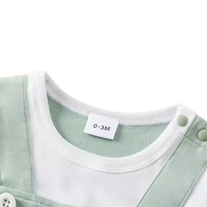 The Lochlan - Newborn Baby Easter Bunny Romper Short Sleeve Summer Outfit
