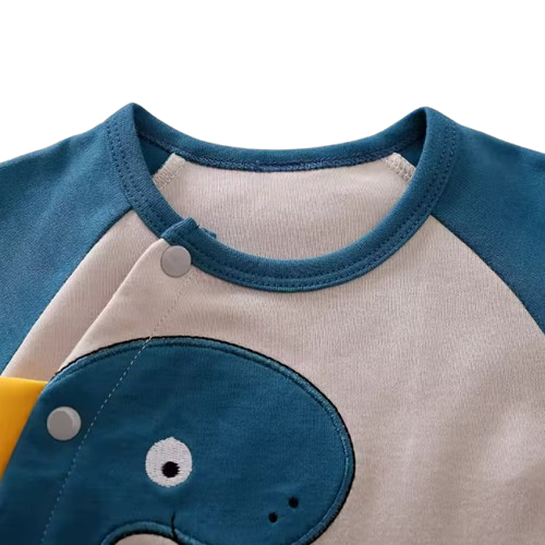 The Chris - Baby Dinosaur Print Cotton Bodysuit Long Sleeve Spring Autumn Outfit