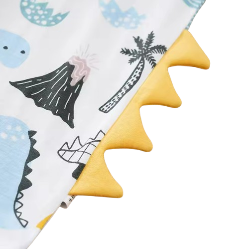 The Keanu - Newborn Baby Dinosaur Print Cotton Romper Short Sleeve Summer Outfit