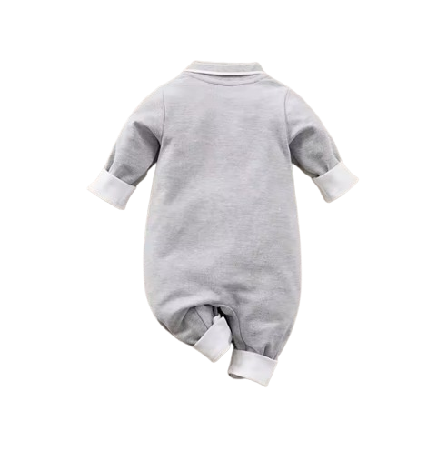 The Uriah - Infant Baby Cotton One Piece Romper Long Sleeve Casual Outfit