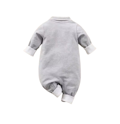 The Uriah - Infant Baby Cotton One Piece Romper Long Sleeve Casual Outfit