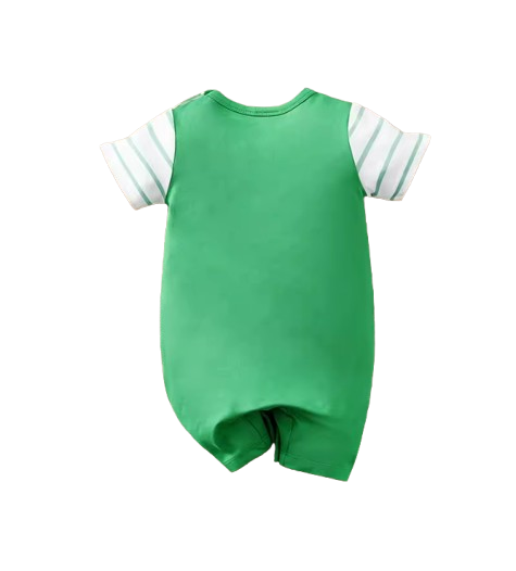 The Princeton - Newborn Baby 2PCS Turtle Cartoon Romper Short Sleeve Summer Outfit