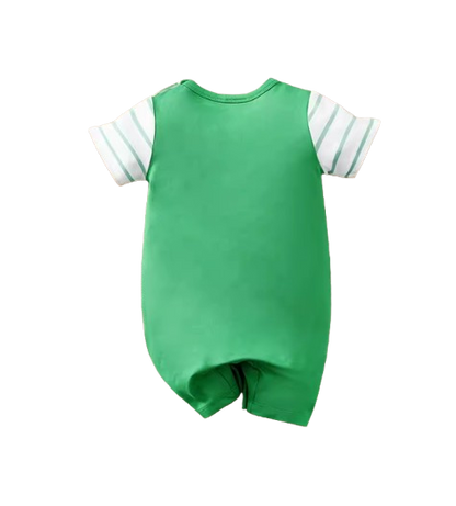 The Princeton - Newborn Baby 2PCS Turtle Cartoon Romper Short Sleeve Summer Outfit