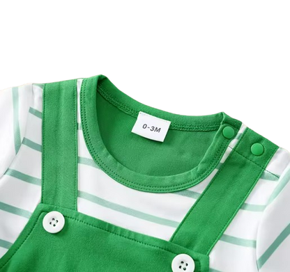 The Princeton - Newborn Baby 2PCS Turtle Cartoon Romper Short Sleeve Summer Outfit