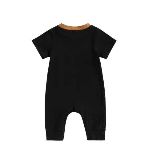 The Layne - Newborn Baby Boy Contrast Stripe Romper Short Sleeve Summer Outfit