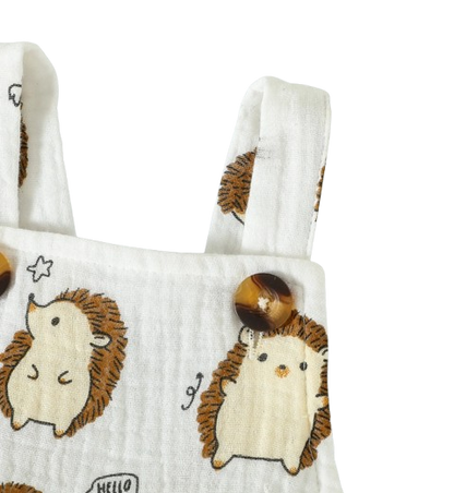 The Creed - Baby Boy 2PCS Animal T-Shirt & Suspender Shorts Summer Outfit Set