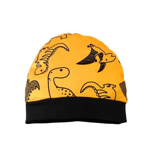 The Houston - Baby Boy 3PCS Dinosaur Print Shirt Pants & Hat Summer Yellow Outfit
