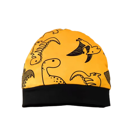 The Houston - Baby Boy 3PCS Dinosaur Print Shirt Pants & Hat Summer Yellow Outfit