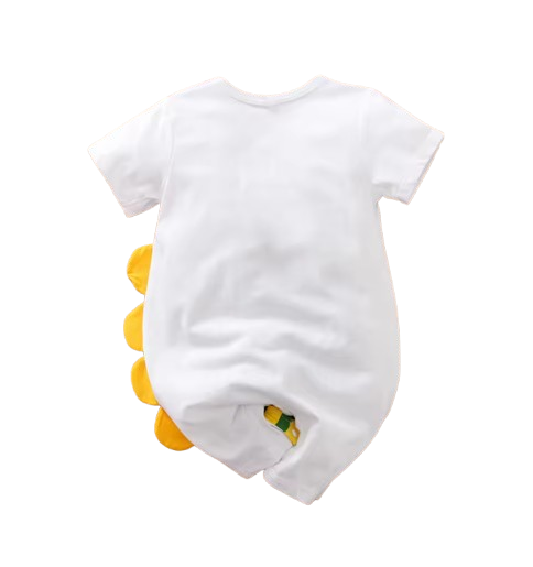 The Zaid - Newborn Baby Crocodile Print Cotton Romper Short Sleeve Summer Outfit