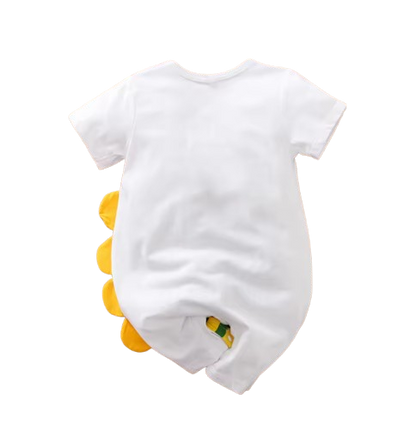 The Zaid - Newborn Baby Crocodile Print Cotton Romper Short Sleeve Summer Outfit