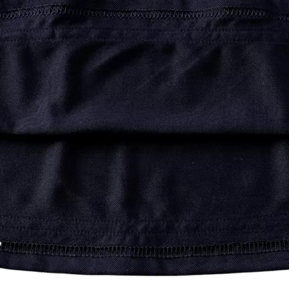 The Sariyah - Girls Polo Dress Short Sleeve Navy Blue A-Line School Uniform Summer Dress