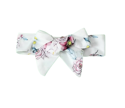 The Maliyah - Baby Girl 2PCS Floral Ruffle Dress & Headband Summer Party Outfit